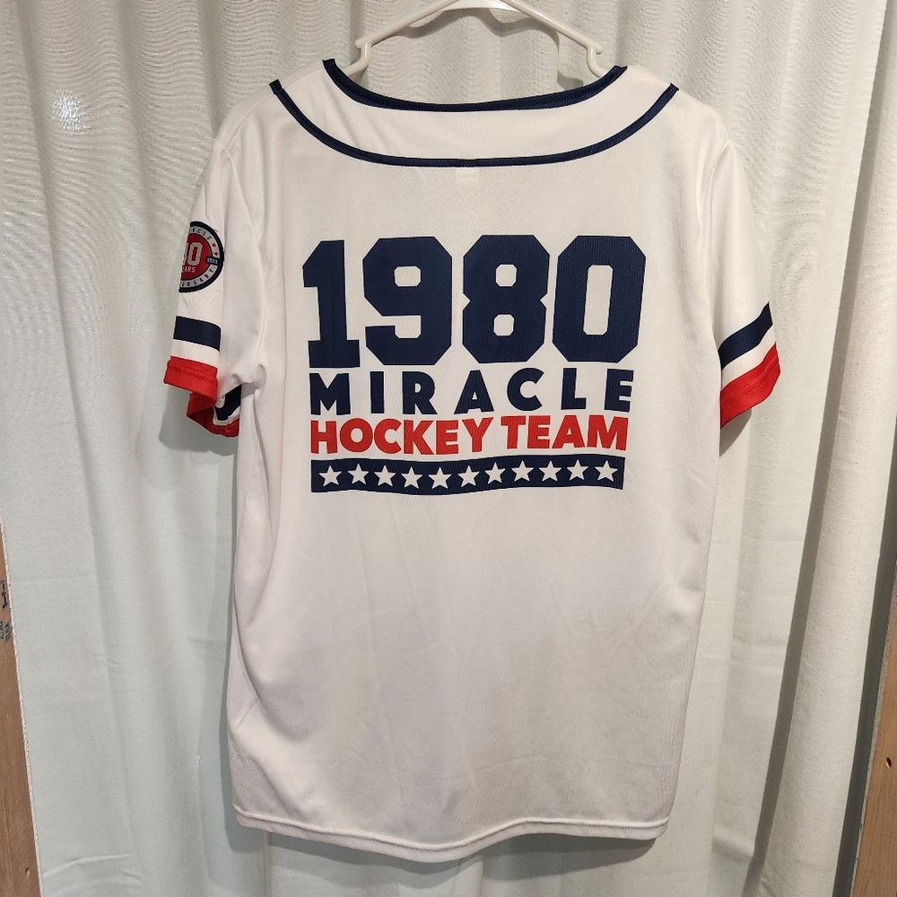 MINNESOTA TWINS 2020 SGA 1980 Miracle on Ice Team Baseball Jersey Size MEDIUM